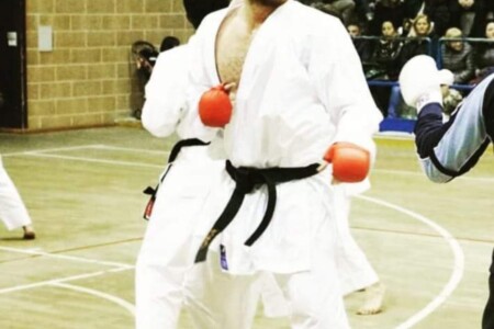 Il campione di karate Vincenzo Zerulo